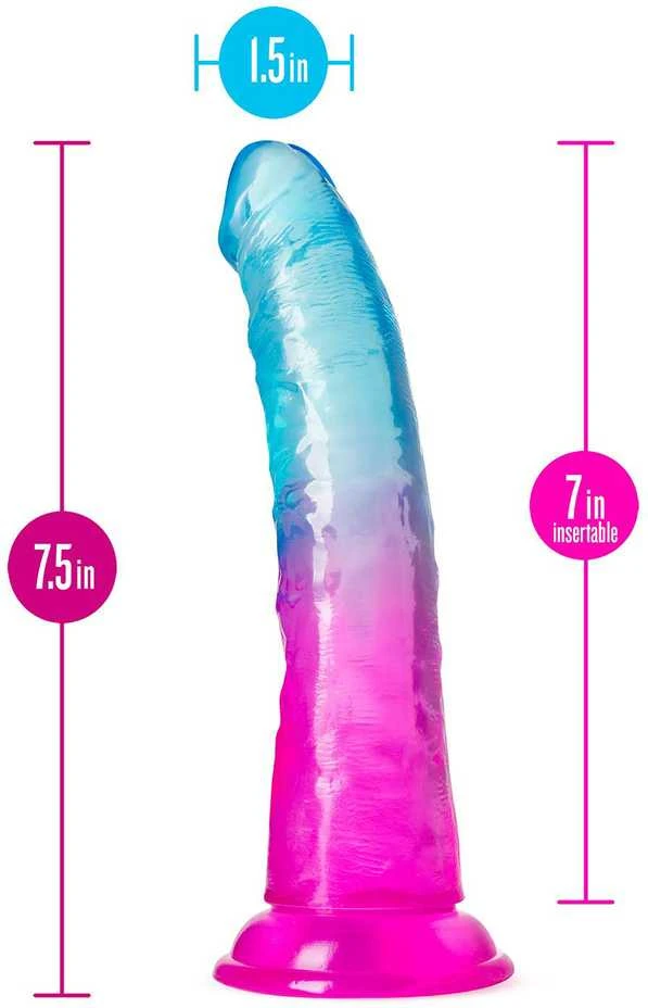 Dreamtoys Blush B JŪSŲ GRAŽUS DANGUUS 7 colių DILDO SAULĖLYDIS