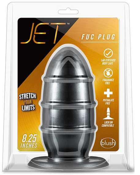 Blush Jet Fuc Plug analinis kamštis pakuotėje