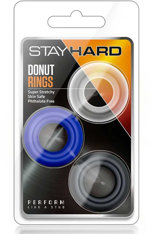 Blush Skaistalai STAY HARD DONU RINGS ASORTED