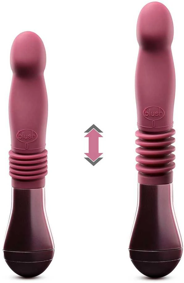 TEMPTASIA TRIXIE stumpiantis dildo vyno spalvos