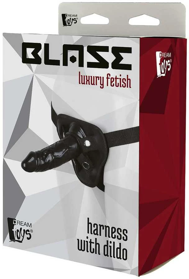 Dream Toys BLAZE DIRŽAI SU DILDO