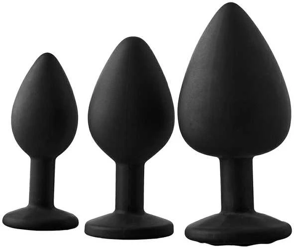 Dream Toys Fantasstic Anal Training Kit analinis kištukas Raudon Stone 3 vnt..