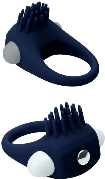 Dream Toys RINGS OF LOVE STIMU RING MĖLYNAS