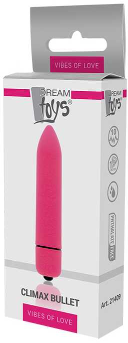 „Dream Toys“ MEILĖS VIBESAI 10 GREITŲ CLIMAX BULLET PIN