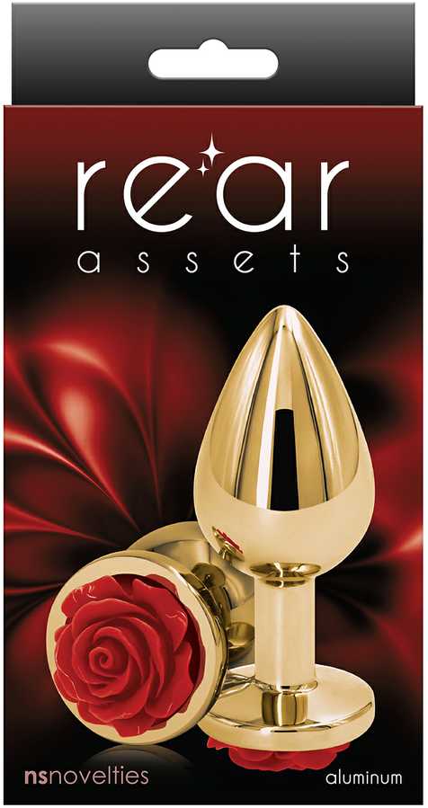 Ns novelties Rose Buttplug Medium Raudona