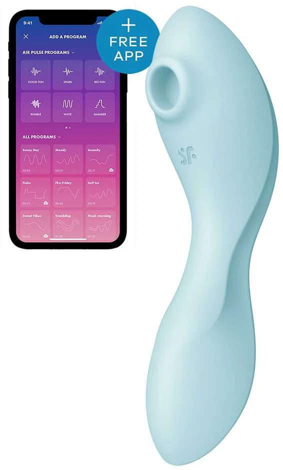 „SATISFYER CURVY TRINITY 5+“ PRISIJUNGIMO PROGRAMĖLĖ MĖLYNA
