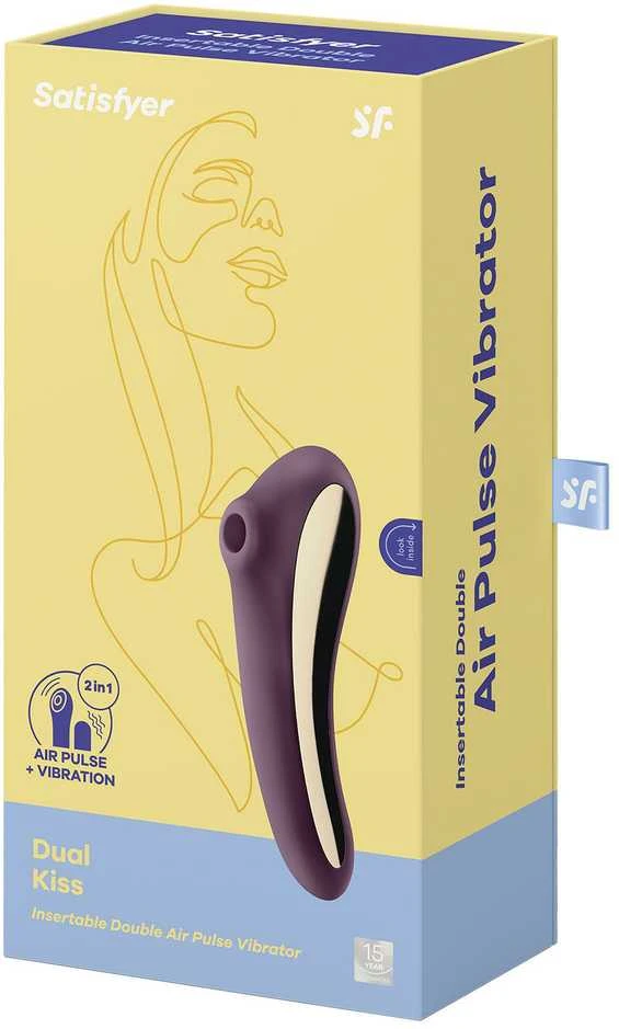 „Satisfyer Dual Kiss“ oro stimuliatorius-vibratorius