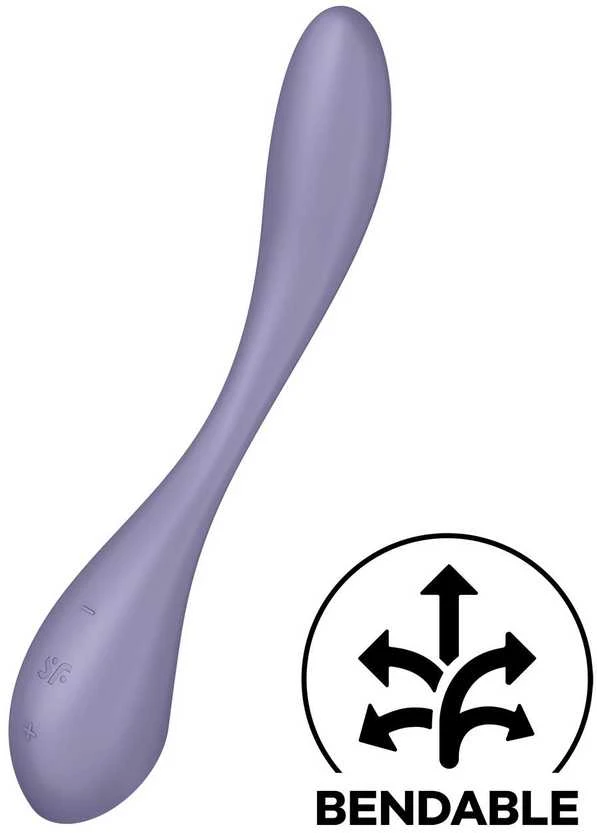 Satisfyer G-Spot Flex 5+ Lilac G taško vibratorius