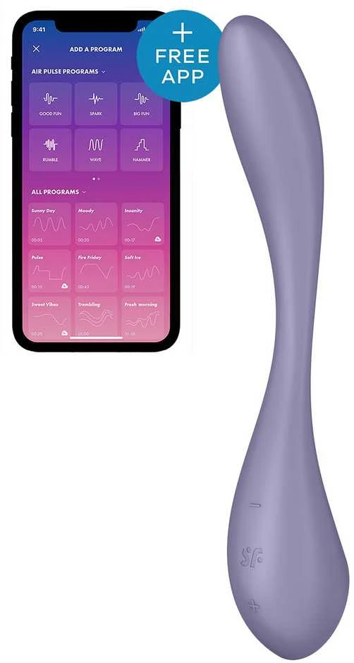 Satisfyer G-Spot Flex 5+ Lilac G taško vibratorius