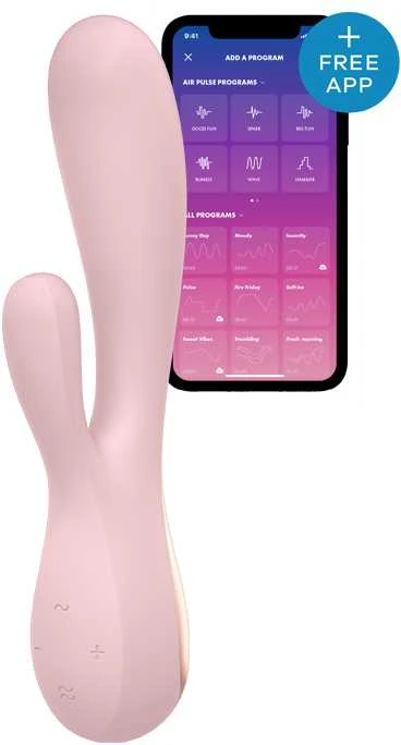 Satisfyer Mono Flex programėlės zuikio vibratorius