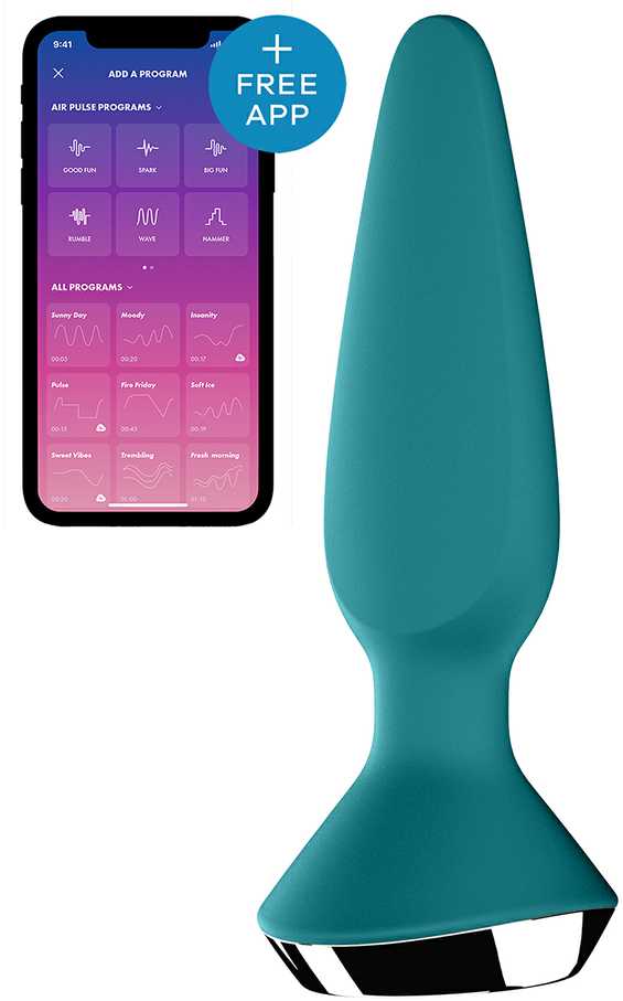SATISFYER PLUG-ILICIOUS 1 CONNECT APP PETROL