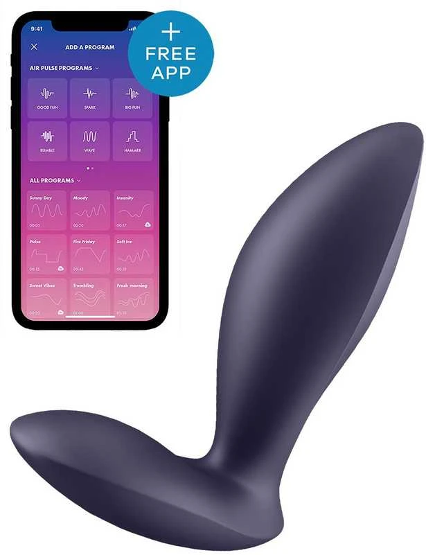 Satisfyer Violetinis analinis vibratorius