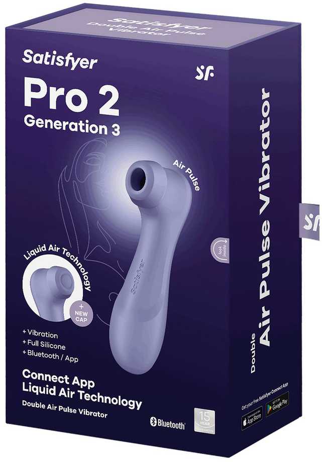 Satisfyer – Pro 2 Generation 3 App Controlled Alyvinė