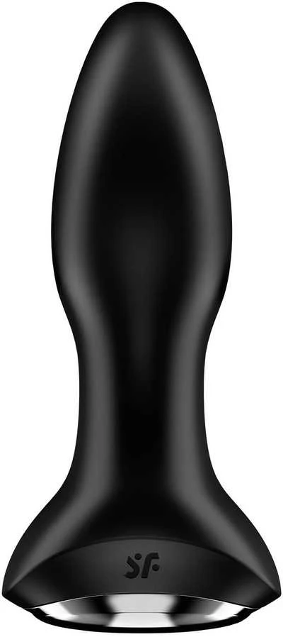Satisfyer Rotator Plug 2+ analinis kištukas Juodas