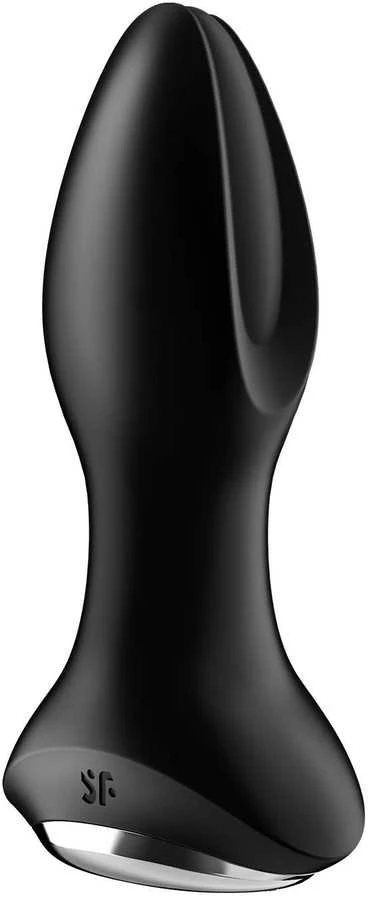 Satisfyer Rotator Plug 2+ analinis kištukas Juodas