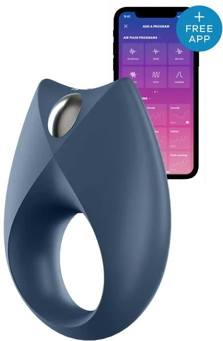 SATISFYER _ Royal Vieno vibracijos žiedas vyrams