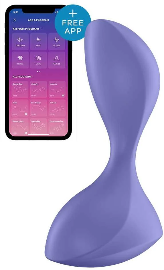 Satisfyer Sweet Seal Violetinė analinis vibratorius