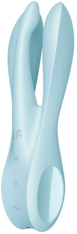 Satisfyer Threesome 1 wibrator Light Mėlyna