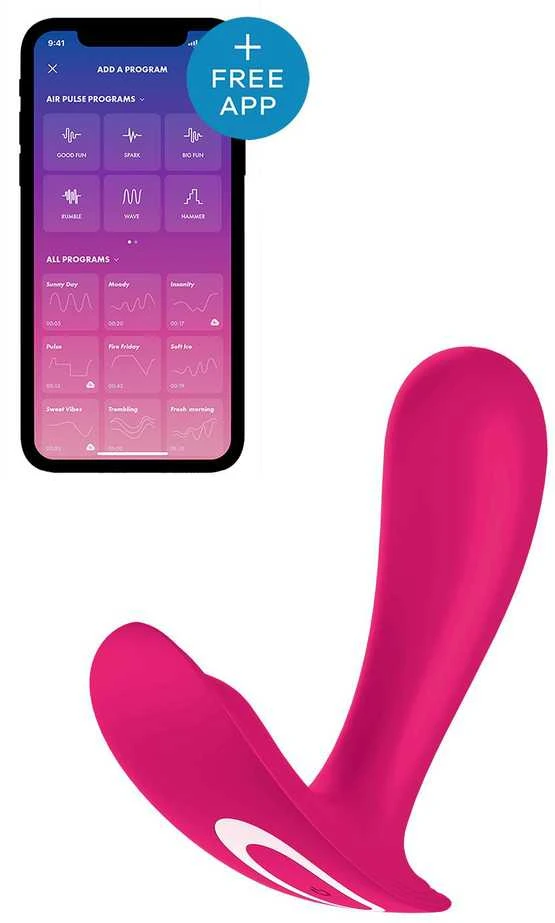 „SATISFYER TOP SECRET“ PRISIJUNGIMO PROGRAMĖLĖ