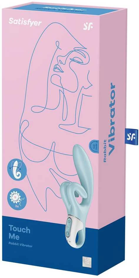 Satisfyer Touch Me zuikio vibratorius Mėlyna
