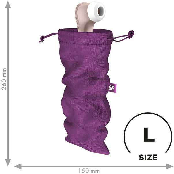 Satisfyer Treasure Bag - maišelis dalykėliams laikyti L Violet