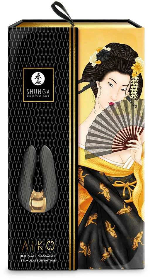 Shunga - Aiko Intimate Massager Juodas