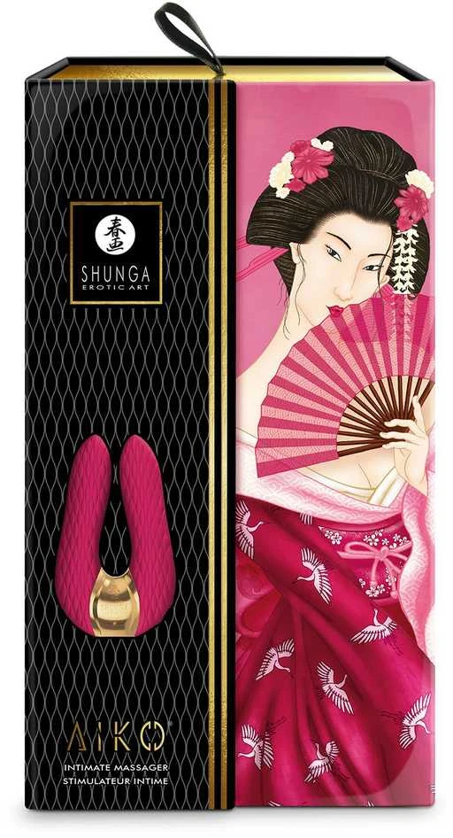Shunga - Aiko Intimate Massager Raspberry