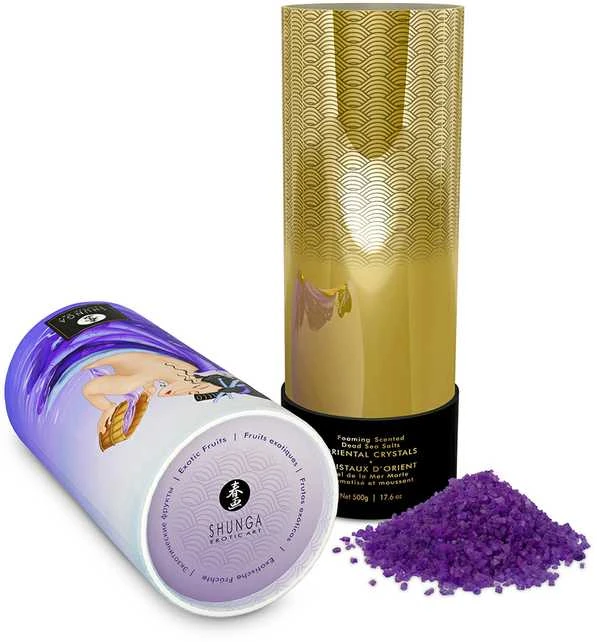 Shunga vonios druska Bath Salt Exotic Fruits 600 g