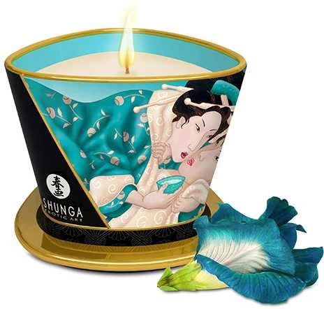 Shunga Masažinė žvakė „Sensitive“ 170 ml