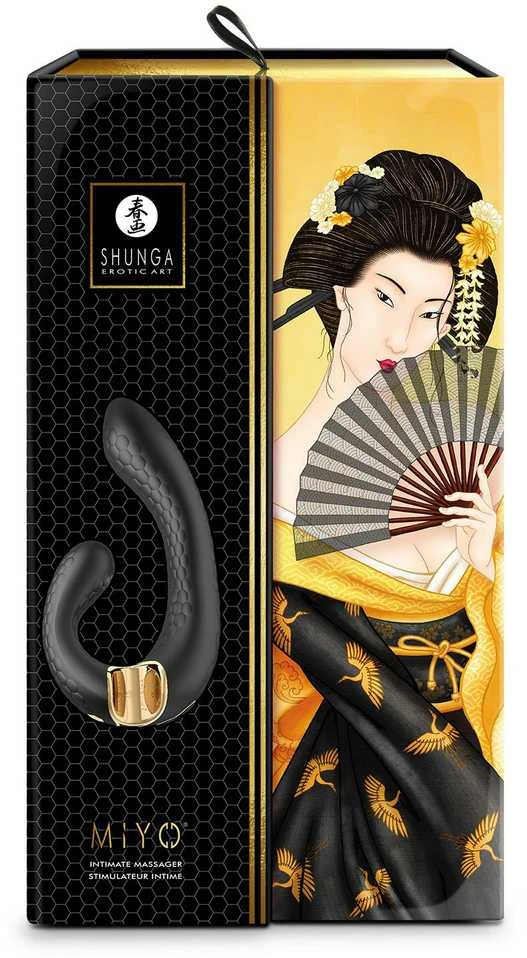 Shunga - Miyo Intimate Massager Juodas
