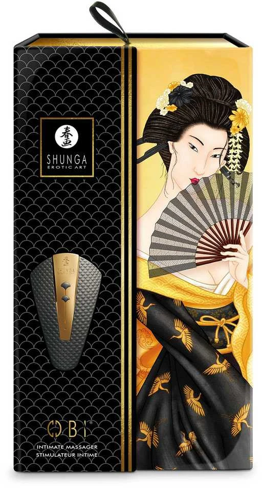 Shunga - Obi Intimate Massager Juodas