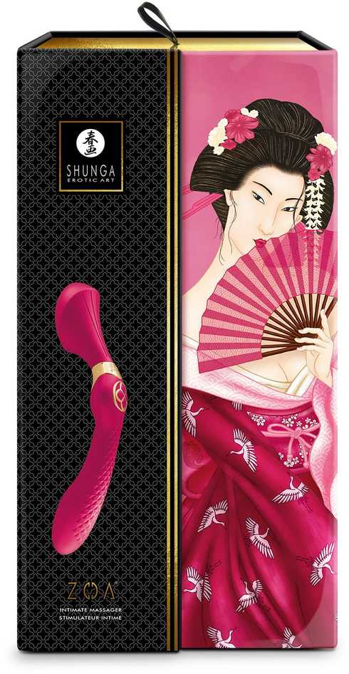 Shunga - Zoa Intimate Massager Raspberry