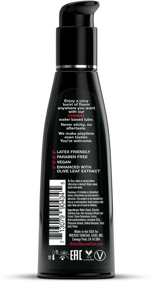 Wicked Sensual Care WICKED AQUA CHERRY skonio LUBRIKANTAS 120ml