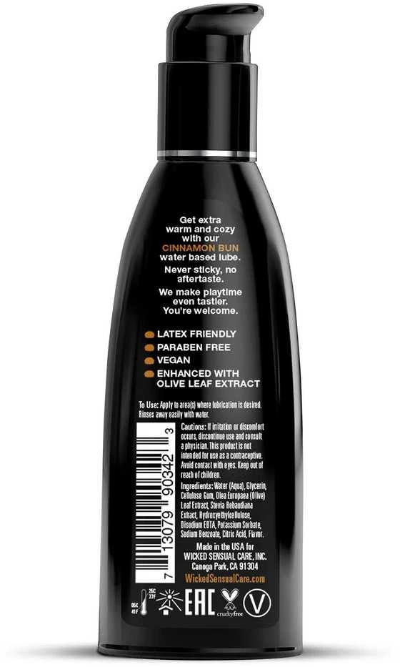 Wicked Sensual Care WICKED AQUA CINNAMON BUN skonio LUBRIKANTAS 60ml