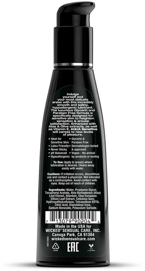 Wicked Sensual Care WICKED AQUA SENSITIVE LUBRICANT 120 ml