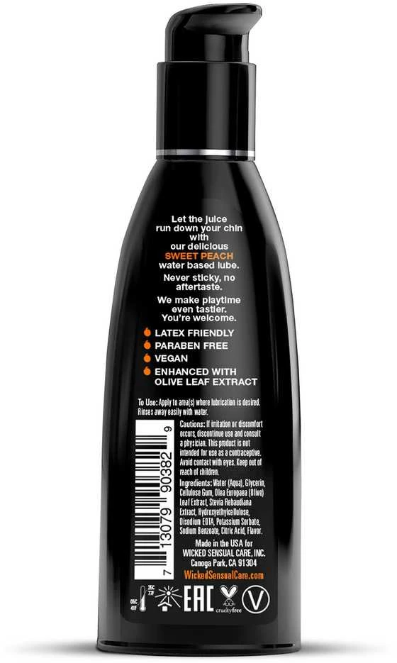 Medica Wicked Sensual Care WICKED AQUA SWEET PEACH SKOVO LUBRIKANTAS 60ml