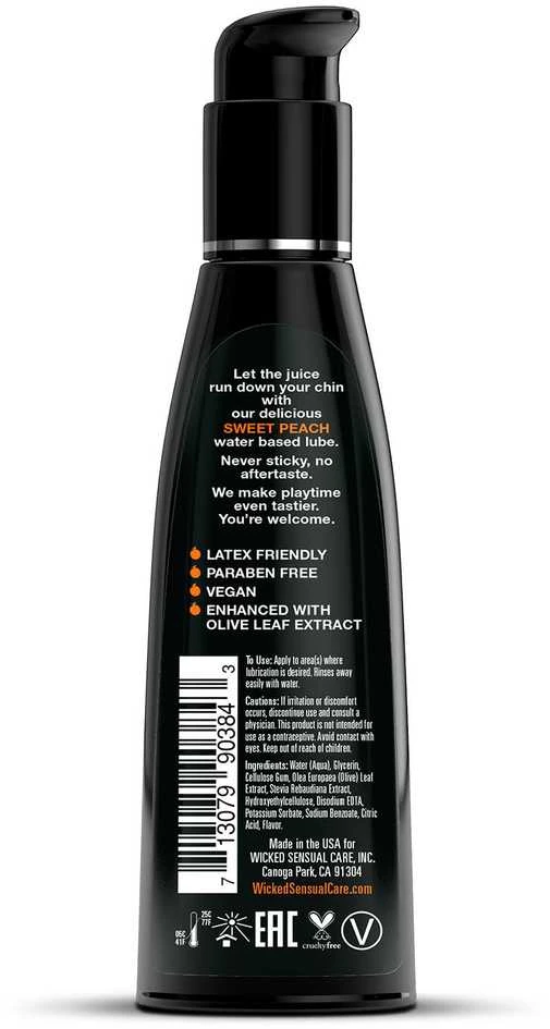 Wicked Sensual Care WICKED AQUA SWEET PEACH SKOVO LUBRIKANTAS 120ml