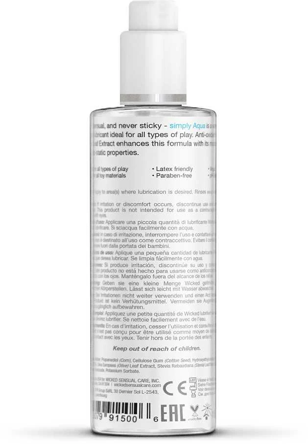 Wicked Sensual Care WICKED SIMPLY AQUA SPECIAL EDITION LUBRIKANTAS 120ml