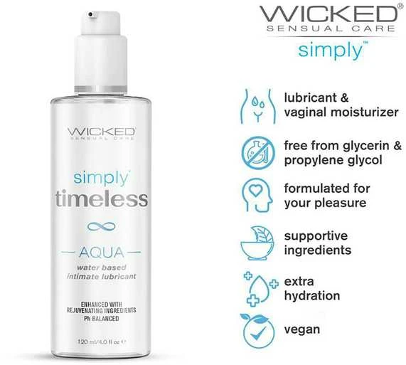 Wicked Sensual Care WICKED SIMPLY NELAME NEŠATIS AQUA LUBRIKANTAS 120ml
