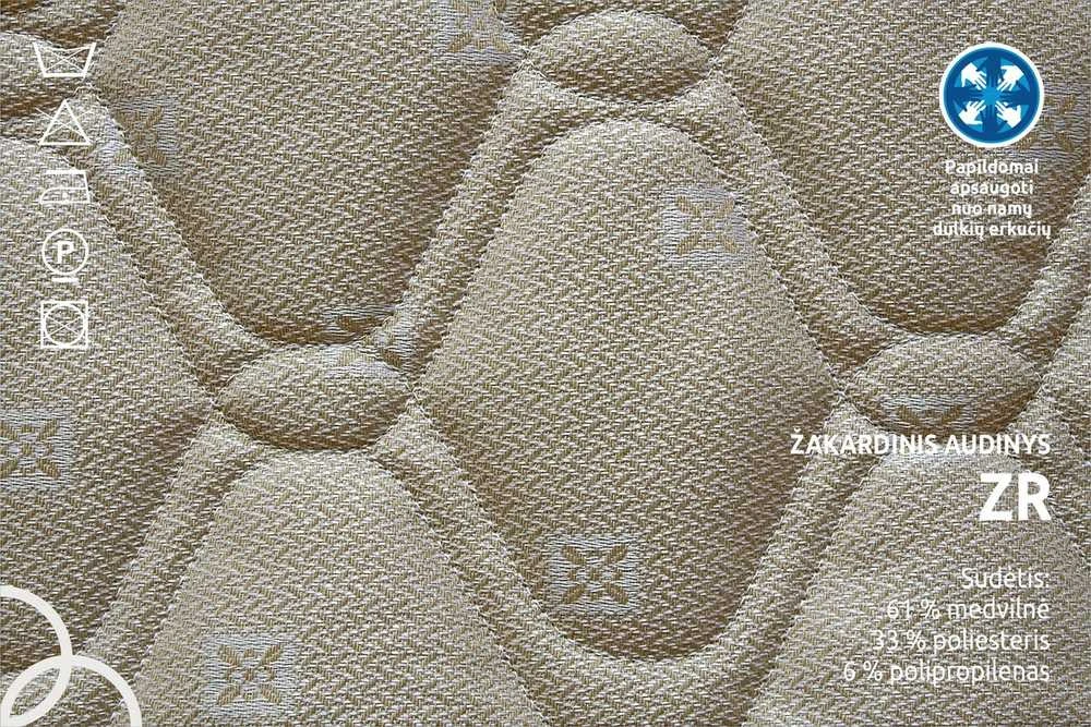 Čiužinys Kokoso pluošto antčiužinis, 180x200x3,5 cm