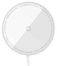 „Baseus Simple Mini3“ magnetinis belaidis įkroviklis 15 W (Sidabrinis)
