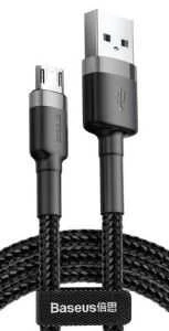 BASEUS CAMKLF-CG1 USB A - microUSB laidas, 2m