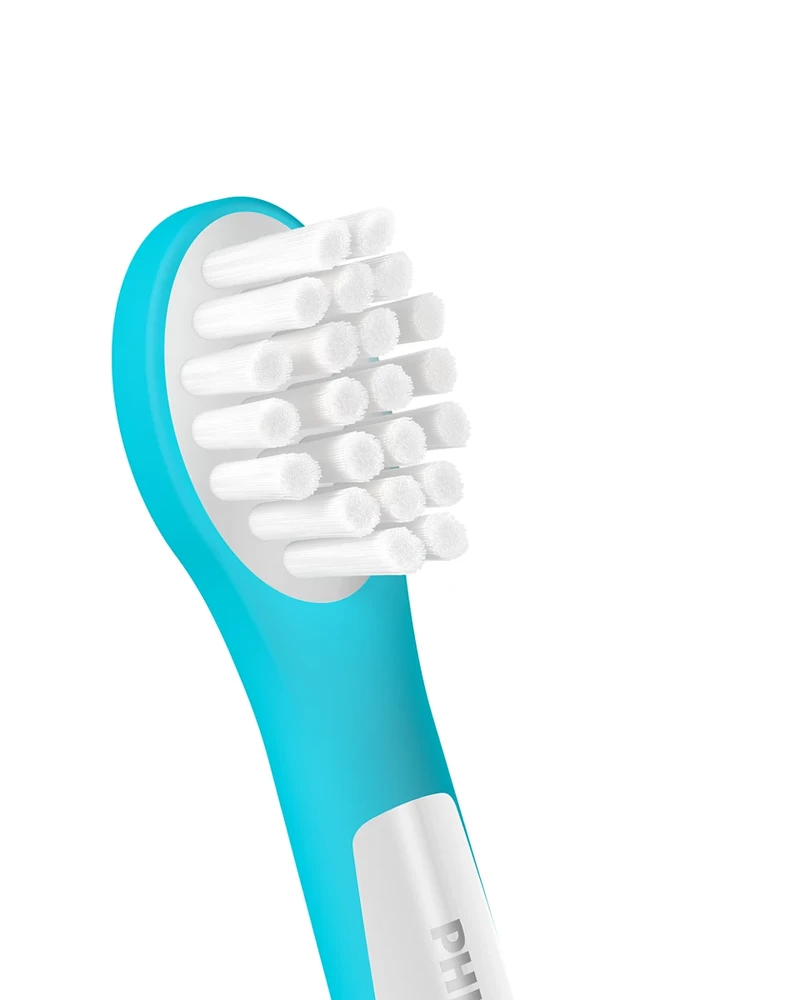 2 dalių šepetėlių galvučių pakuotė Philips Sonicare For Kids, HX6032/90