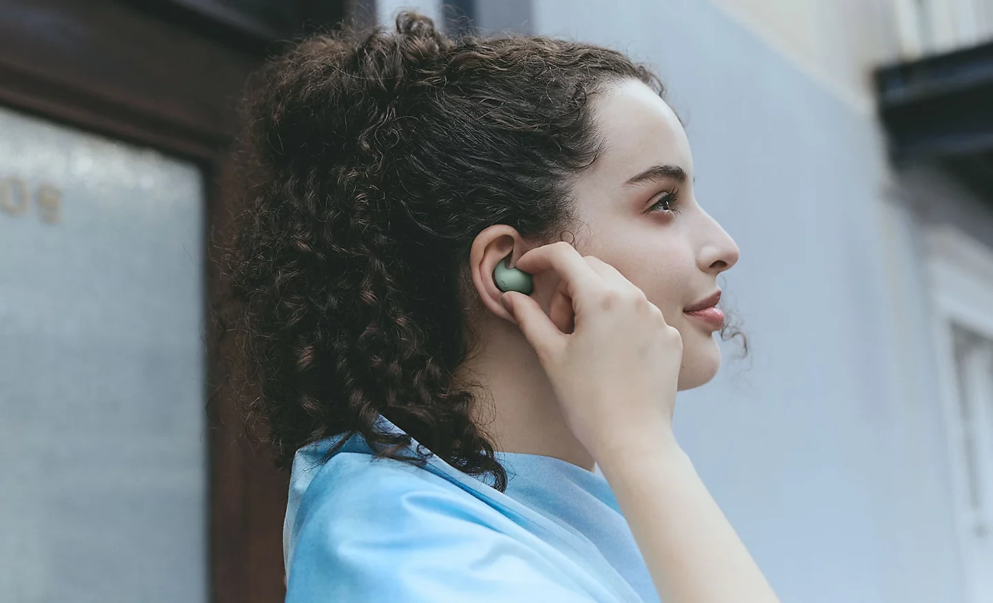 Ausinės Sony LinkBuds Fit, Juodos spalvos aprašymas - Prekės nuotrauka