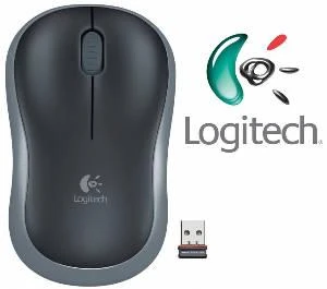 Bevielė pelė Logitech M185 pilka