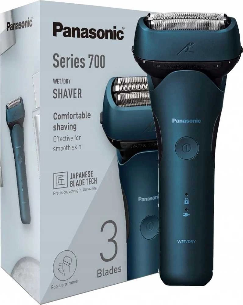 Panasonic | Skustuvas | ES-LT4B-A803 | Veikimo laikas (maks.) 45 min | Drėgnas ir sausas | Tamsiai mėlynas