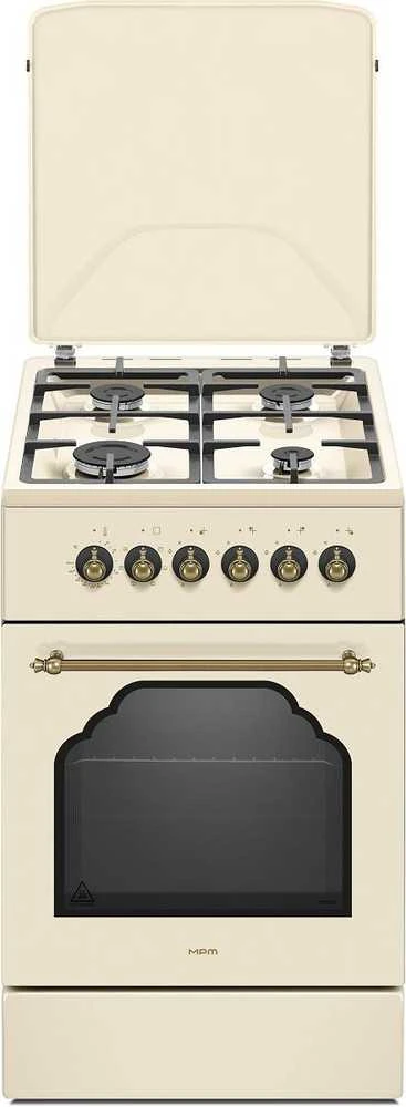 Viryklė MPM MPM-56-KRM-14 Gas/electric cooker Kreminis