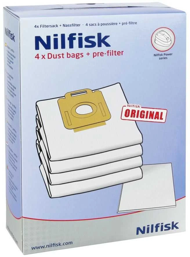 NILFISK 128389187 Dulkių siurblio maišeliai. Galia. Pasirinkite
