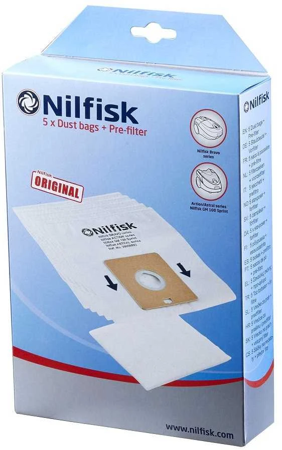 NILFISK 30050002 Dulkių siurblio maišeliai ACTION BRAVO
