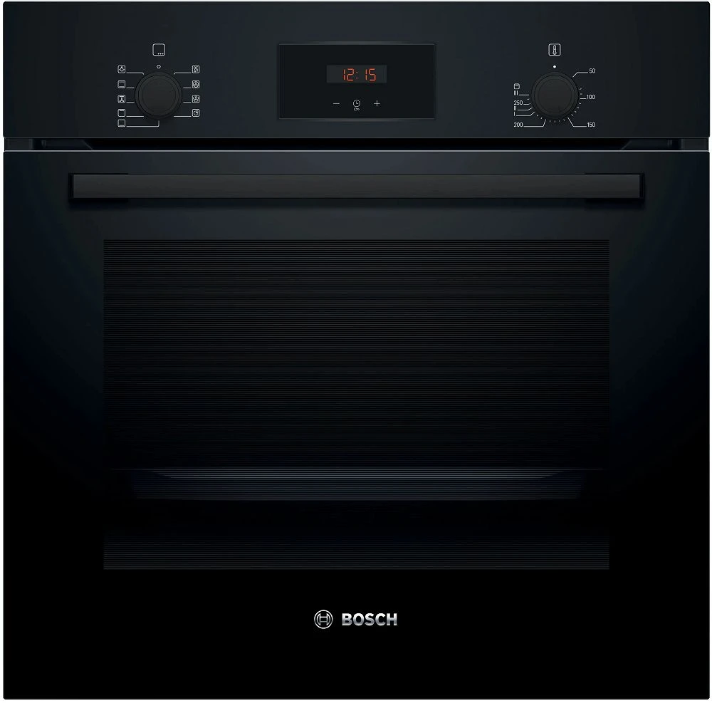 Siemens Bosch 38592 HBF134EB2 Serija 2, Įmontuojamoji orkaitė, 60 x 60 cm, Juodas